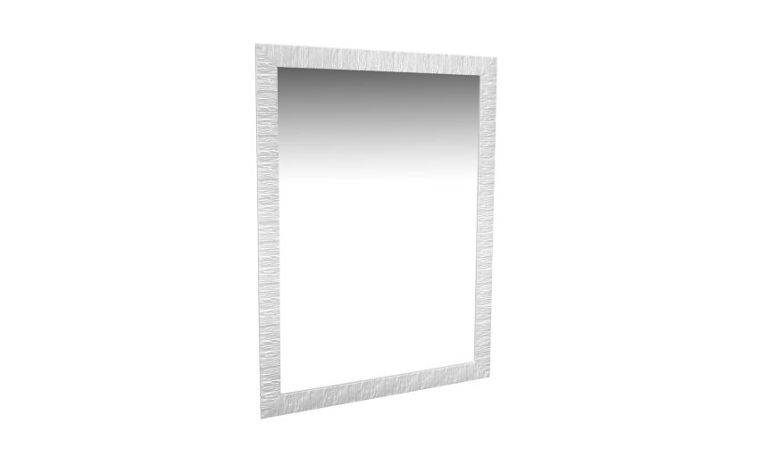 Gio specchio bianco 50x70 cm-Con cornice-Bianco-Legno-70 cmx50 cm