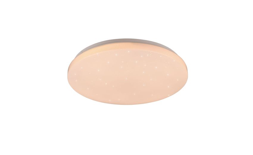 Kira plafoniera LED RGB bianca 18W Ø38 cm- -Bianco-Acrilico Kira plafoniera LED RGB bianca 18W Ø38 cm- -Bianco-Acrilico