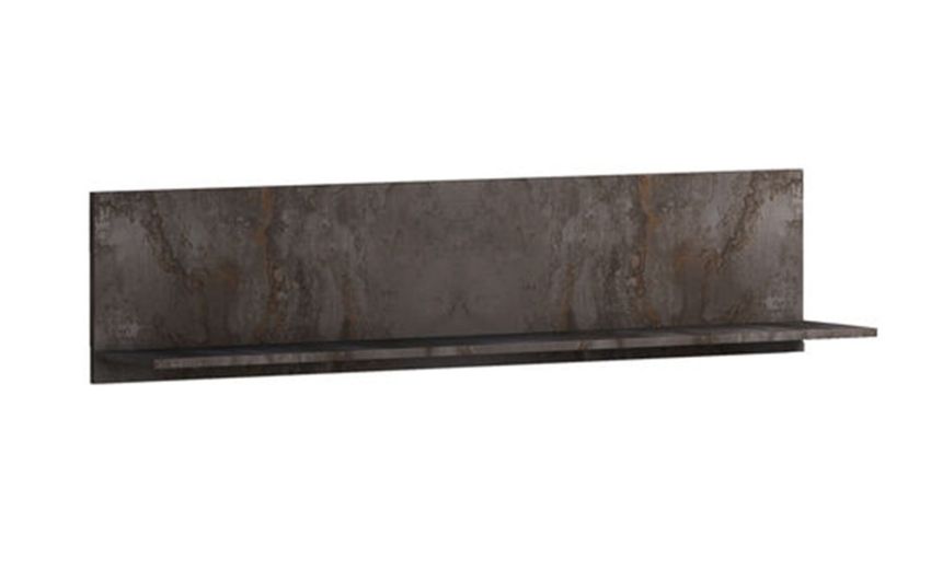 Lisbona mensola in pannello colore grigio L180 cm--Grigio-Pannello-36 cmx180 cm