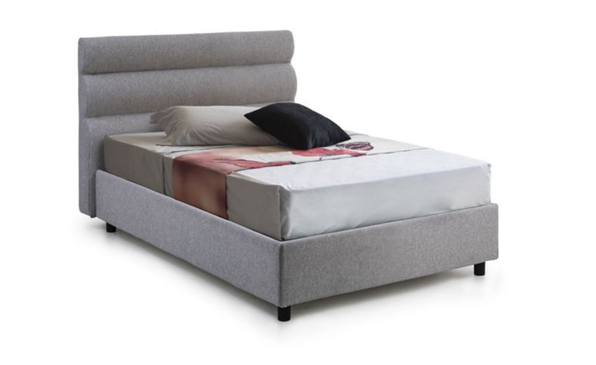 Baleari letto piazza e mezza comfort sale e pepe-In tessuto Baleari letto piazza e mezza comfort sale e pepe-In tessuto