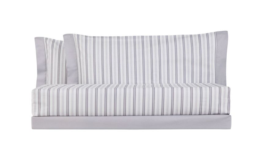Shake completo letto matrimoniale grigio---100% Cotone-Matrimoniale Shake completo letto matrimoniale grigio---100% Cotone-Matrimoniale
