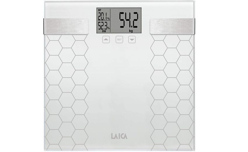 Laica Bilancia pesapersone PS5014-con calcolo della composizione corporea---2 cmx30