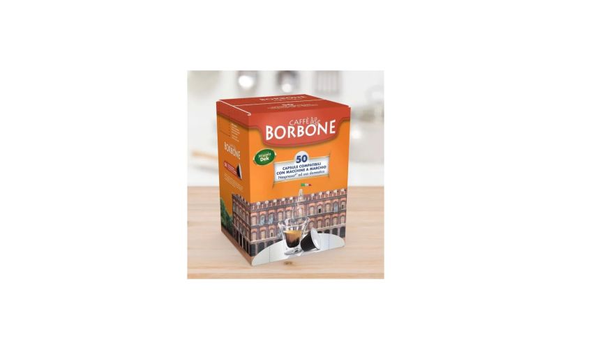 Borbone Box 50 capsule caffè miscela Dek-compatibili con macchine caffè Nespresso Borbone Box 50 capsule caffè miscela Dek-compatibili con macchine caffè Nespresso