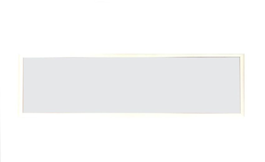 Tiago specchio bianco 30x130 cm- -Bianco-Mdf-110 cmx30 cm