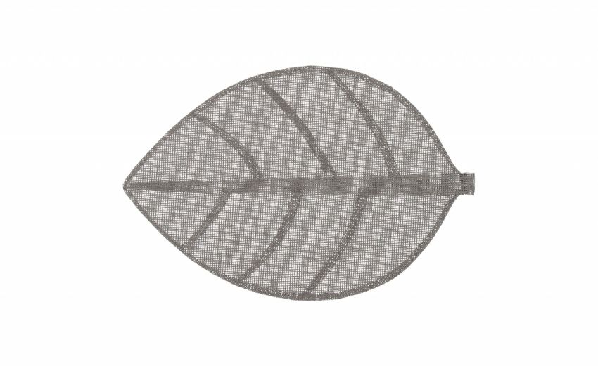 Leaf tovaglietta grigia 50x33 cm- -Grigio-Fibra di carta-33 cmx50 cm Leaf tovaglietta grigia 50x33 cm- -Grigio-Fibra di carta-33 cmx50 cm