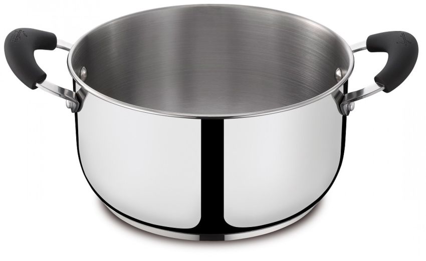 Gioiosa casseruola in acciaio Ø22 cm- -Cromo-Acciaio Gioiosa casseruola in acciaio Ø22 cm- -Cromo-Acciaio