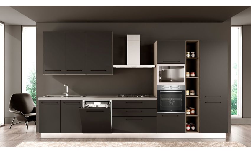 Noa cucina 390 cm colori a scelta -5 elettrodomestici Noa cucina 390 cm colori a scelta -5 elettrodomestici