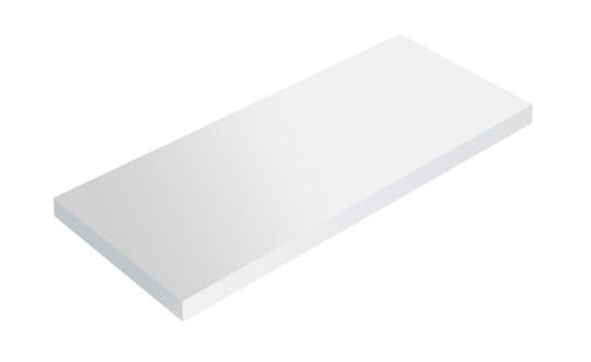 Linear mensola in mdf bianca 56x15 Linear mensola in mdf bianca 56x15