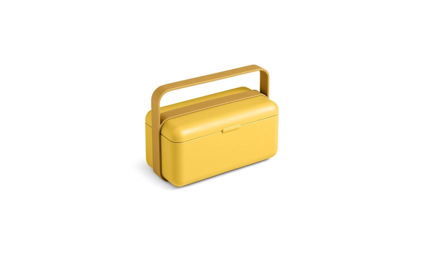 Bauletto lunchbox 1 recipiente color desert--Giallo-Polipropilene Bauletto lunchbox 1 recipiente color desert--Giallo-Polipropilene
