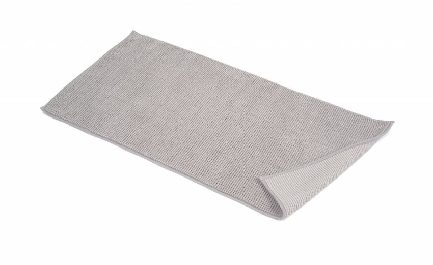 Poppy tappeto bagno grigio 60x120 cm- --Poliestere-120 cmx60 cm Poppy tappeto bagno grigio 60x120 cm- --Poliestere-120 cmx60 cm
