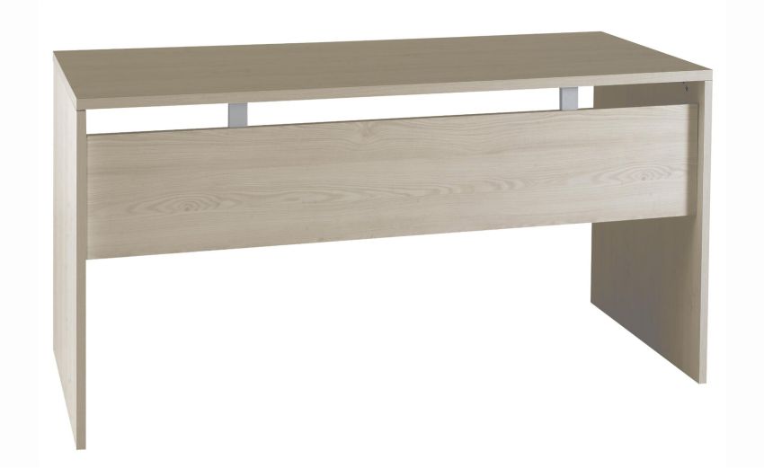 Pixel scrivania colore olmo-Misure L 140 x P 80 x H 76 cm-Legno naturale-Pannello-76 cmx140 cm