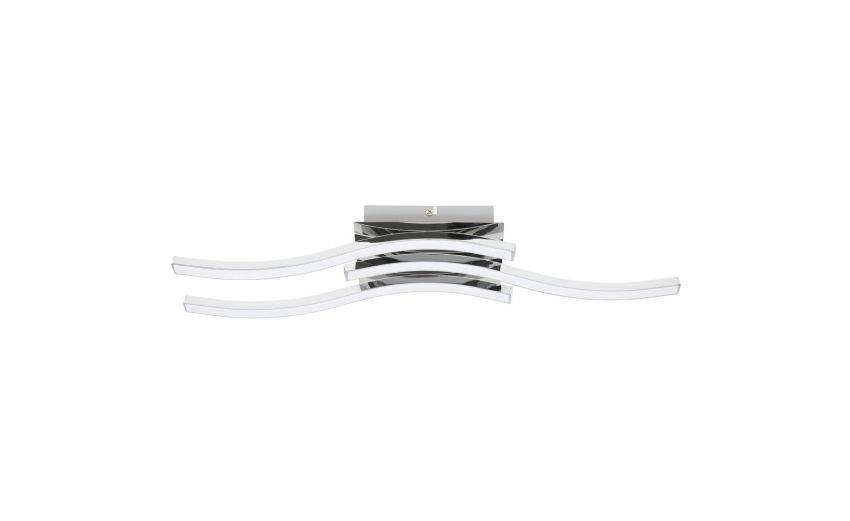 Cabezas plafoniera 3 luci LED in metallo 5W- -Cromo-Alluminio-7