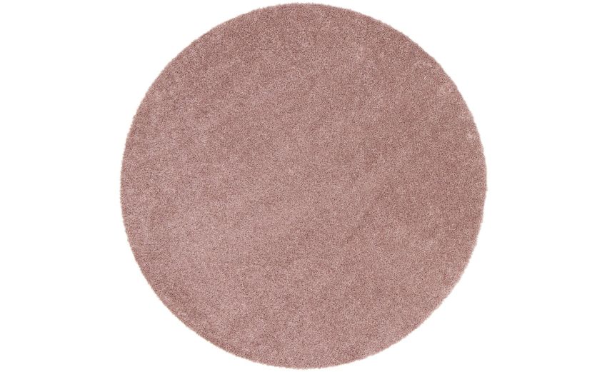 Dolce tappeto rosa tinta unita Ø120 cm--Rosa-Polipropilene Dolce tappeto rosa tinta unita Ø120 cm--Rosa-Polipropilene