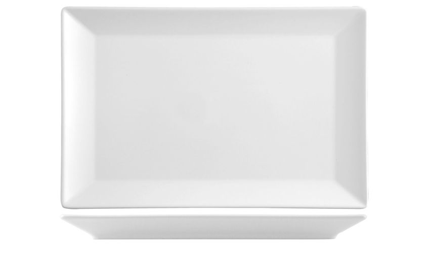Osaka piatto portata in gres bianco 30x20 cm- -Bianco-Gres-20 cmx30 cm Osaka piatto portata in gres bianco 30x20 cm- -Bianco-Gres-20 cmx30 cm
