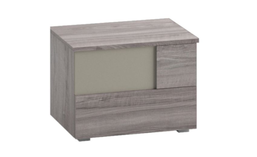 Ilenia comodino 2 cassetti noce scuro e fango -In pannello ecologico certificato-Legno scuro-Pannello ecologico-44 Ilenia comodino 2 cassetti noce scuro e fango -In pannello ecologico certificato-Legno scuro-Pannello ecologico-44