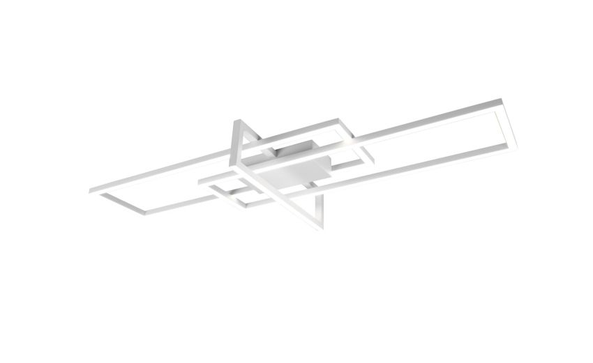 Salinas plafoniera LED bianca 34W 100 cm- -Bianco-Metallo-12 cmx100 cm Salinas plafoniera LED bianca 34W 100 cm- -Bianco-Metallo-12 cmx100 cm