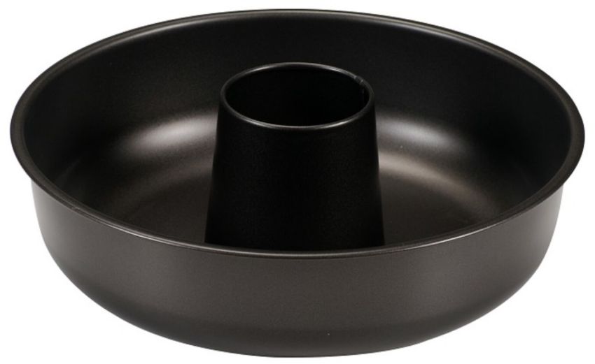 Gardenia stampo ciambella antiaderente Ø25 cm- -Nero-Acciaio Gardenia stampo ciambella antiaderente Ø25 cm- -Nero-Acciaio