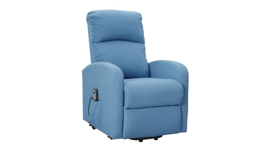 Suzy poltrona relax in tessuto carta da zucchero-Seduta relax elettrico con alzapersona-Azzurro-Tessuto-101 cmx65 cm Suzy poltrona relax in tessuto carta da zucchero-Seduta relax elettrico con alzapersona-Azzurro-Tessuto-101 cmx65 cm