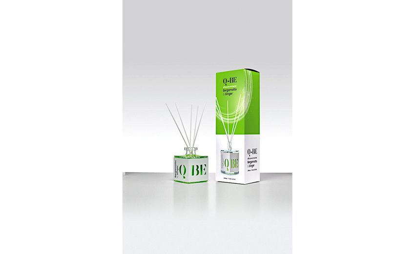 Qbe diffusore d'essenza Vaniglia e Crema 200 ml--Verde-Vetro-30 Qbe diffusore d'essenza Vaniglia e Crema 200 ml--Verde-Vetro-30