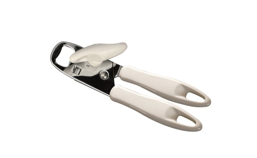 Presto apriscatole bianco in acciaio 23 cm- -Bianco-Acciaio Presto apriscatole bianco in acciaio 23 cm- -Bianco-Acciaio