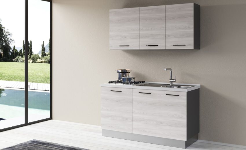Gilda cucina 150 cm colore frassino ghiaccio-1 elettrodomestico--Pannello-216 cmx150 cm Gilda cucina 150 cm colore frassino ghiaccio-1 elettrodomestico--Pannello-216 cmx150 cm
