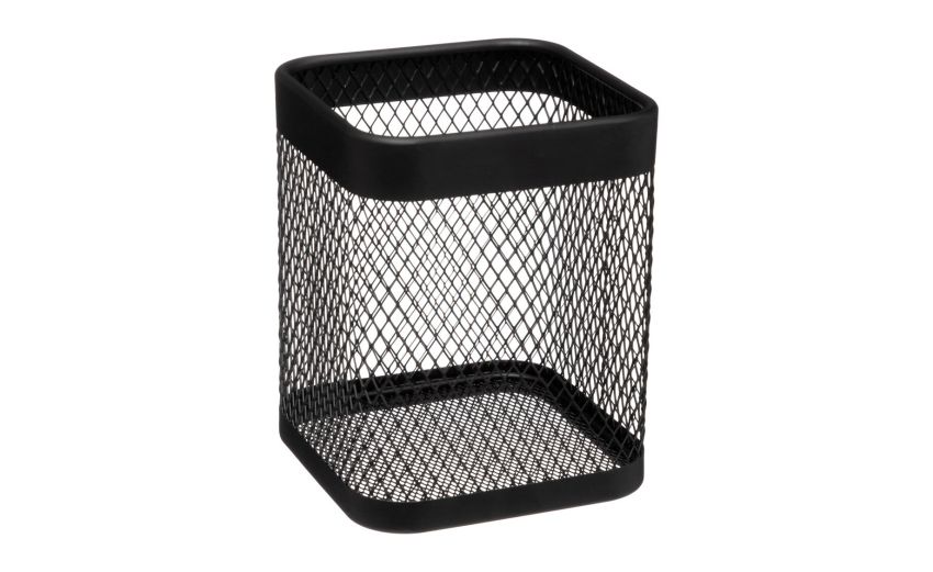 Mayaj portautensili in metallo nero H16 Mayaj portautensili in metallo nero H16