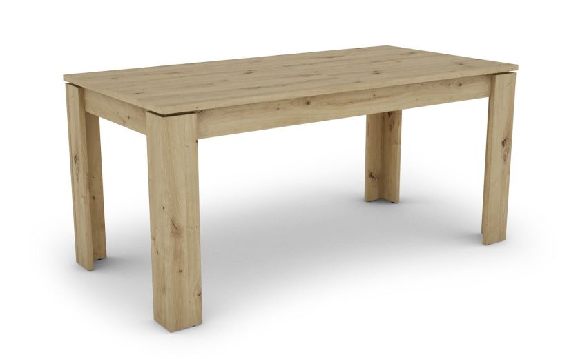 Texas tavolo allungabile rovere-Con piano in pannello melaminico-Legno naturale-Melaminico-75 cmx160 cm Texas tavolo allungabile rovere-Con piano in pannello melaminico-Legno naturale-Melaminico-75 cmx160 cm