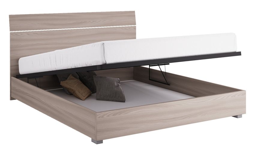 Mia letto con contenitore olmo delicato-In pannello nobilitato-Legno naturale-Nobilitato-80 cmx172 cm Mia letto con contenitore olmo delicato-In pannello nobilitato-Legno naturale-Nobilitato-80 cmx172 cm