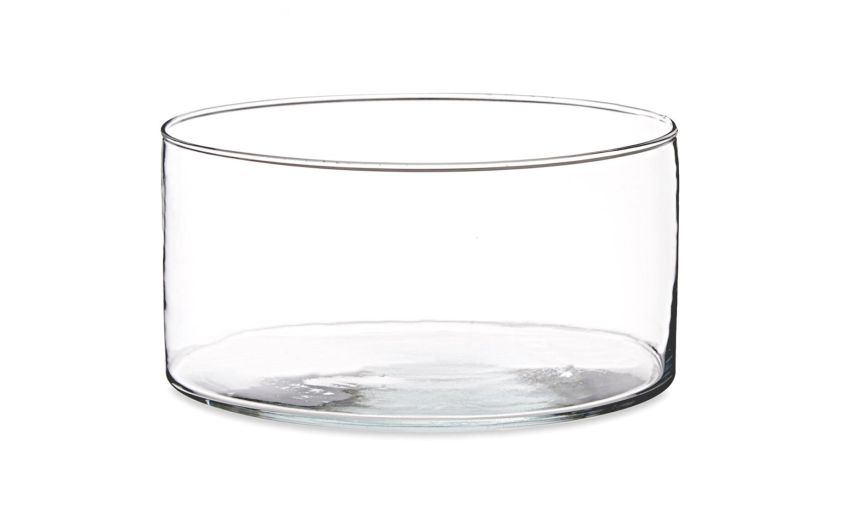 Cilindro vaso in vetro Ø20 cm--Trasparente-Vetro