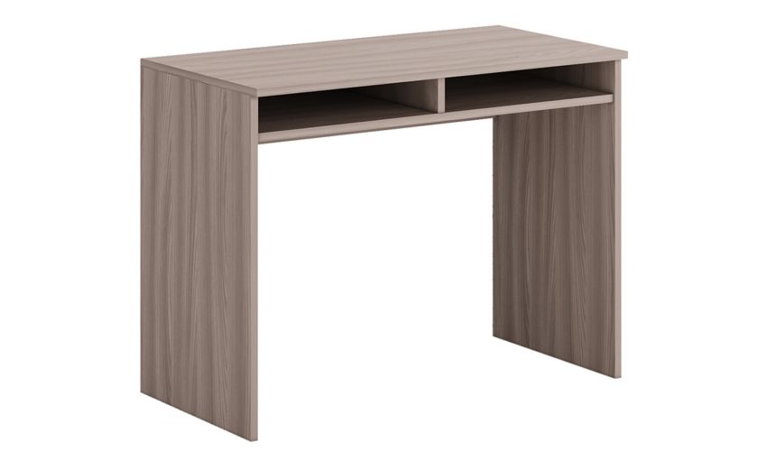 Mia scrittoio con vani a giorno olmo delicato -Misure L100 x P48 x H75 cm-Legno naturale-Nobilitato-75 cmx100 cm Mia scrittoio con vani a giorno olmo delicato -Misure L100 x P48 x H75 cm-Legno naturale-Nobilitato-75 cmx100 cm