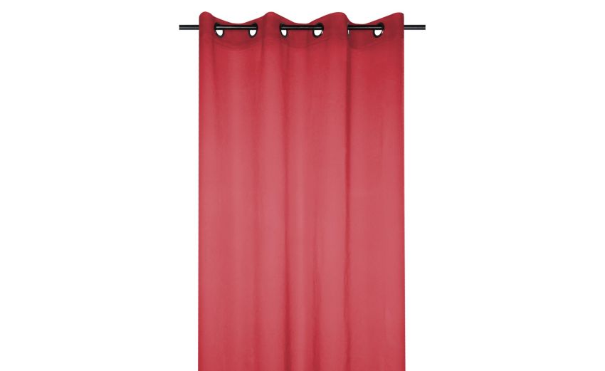 Tenda monna voile rossa 140x280 cm --Rosso-100% Poliestere Tenda monna voile rossa 140x280 cm --Rosso-100% Poliestere
