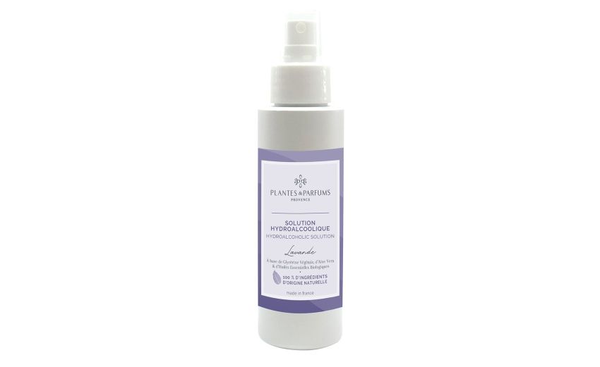 Spray mani disinfettante lavanda--Bianco--15 cmx3