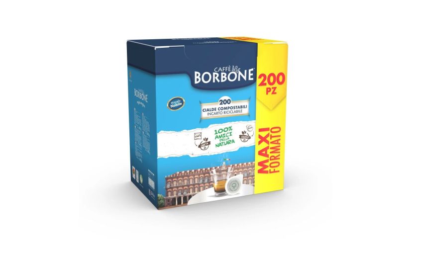 Borbone Box 120 cialde caffè miscela Nobile-Filtrocarta ESE 44mm Borbone Box 120 cialde caffè miscela Nobile-Filtrocarta ESE 44mm