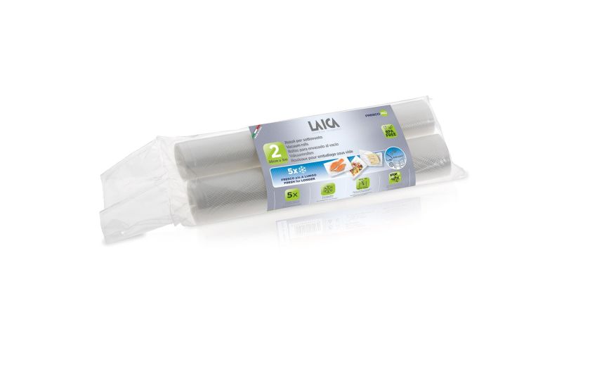 Laica Confezioni da 2 rotoli 28x300cm VT3505-per sottovuoto