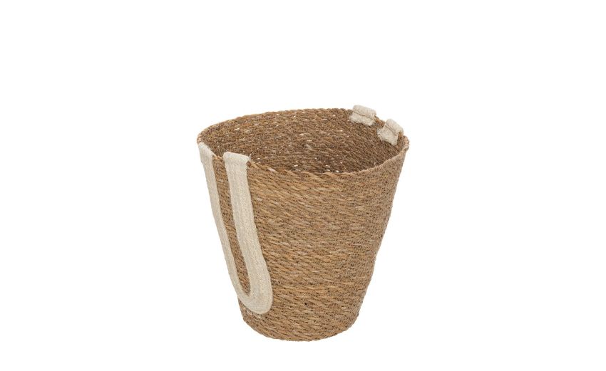 Cesta basket juta beige 25x13 cm--Beige-Juta-23