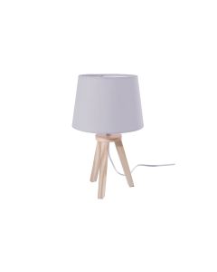 Bimbo lampada da tavolo grigia in legno h30