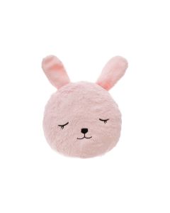 Rabbit Fur cuscino per camerette rosa Ø28 cm- --Poliestere-28 cmx28 cm