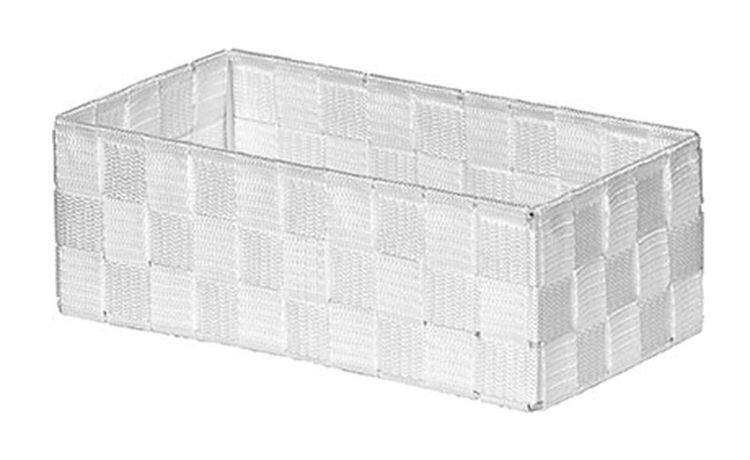 Band cestino bianco 27x14 cm--Bianco-Poliestere-9