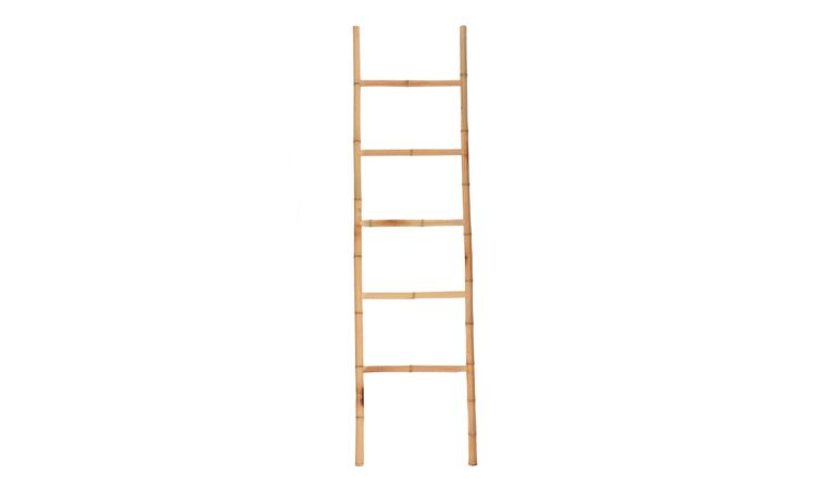 Rectangular portasciugamani in bamboo H170 cm- -Legno naturale-Bamboo