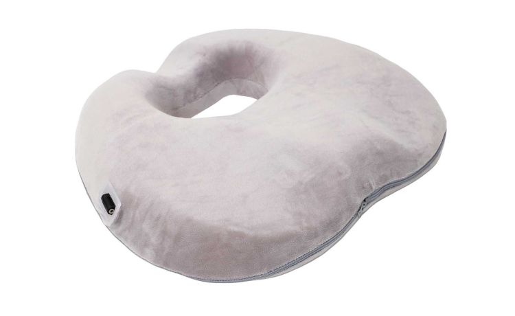 Warm cuscino posturale bianco--Grigio chiaro-Poliestere-7