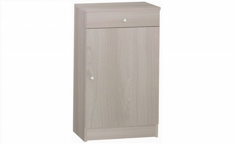 Space mobile multiuso olmo 1 anta e 1 cassetto--Legno naturale-Pannello-80 cmx46 cm