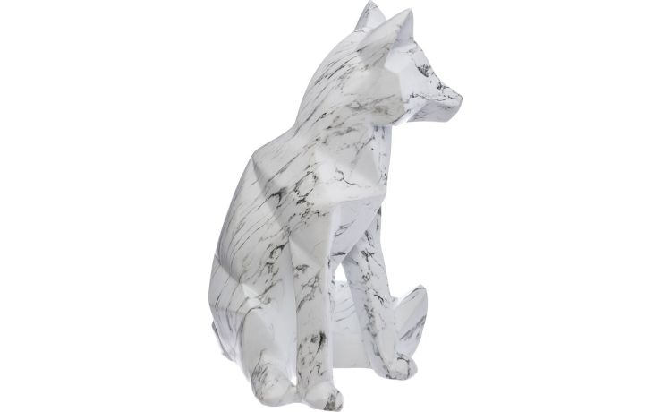 Trixie volpe oggetto decorativo bianco H25 cm