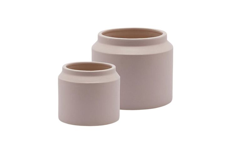 Vaso cachepot rosa class h17