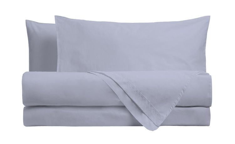 Completo letto 1 piazza e mezza azzurro--Azzurro-Cotone