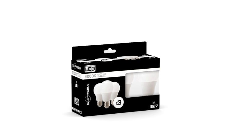 Goccia set 3 lampadine LED E27 8