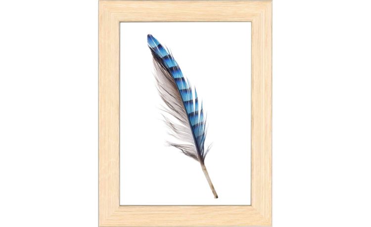 Newman cornice in legno naturale 35x50 cm- -Legno naturale-Legno-50 cmx35 cm