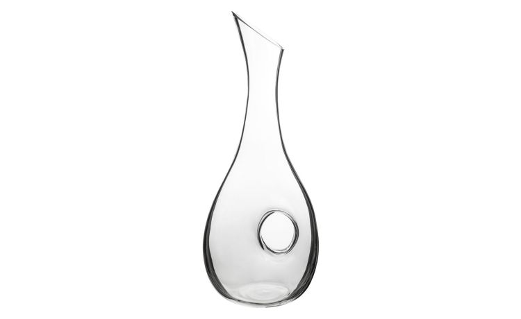 Design caraffa in vetro trasparente 1L- -Trasparente-Vetro-37 cmx15 cm