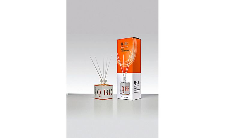Qbe diffusore d&#039;essenza Legno e Fiori 200 ml--Arancione-Vetro-30