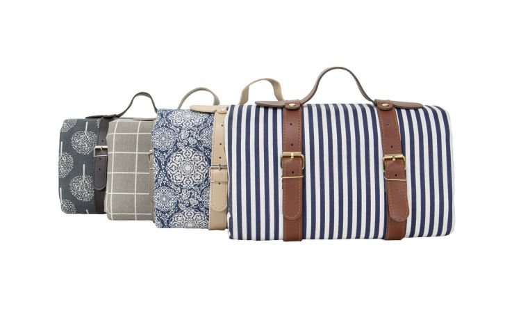 Plaid pic nic waterproof colori assortiti---Cotone-130 cmx150 cm