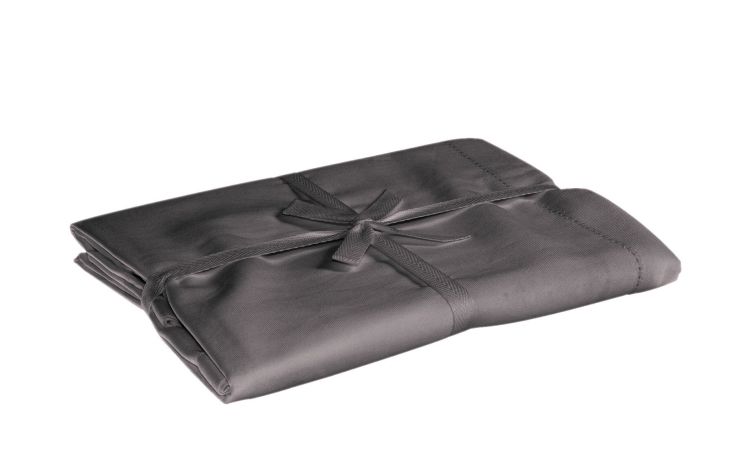 Greta tovaglia grigio scuro 140x320 cm- --100% Cotone-320 cmx140 cm